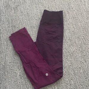 Lululemon Ebb to street train tight wash size 4